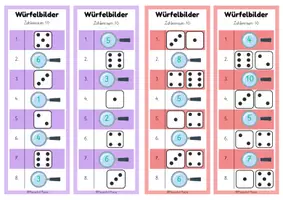 Vorschau - Spiele - Partnerarbeit: Würfelbilder ZR 10 (Klasse 1) - Seite 3
