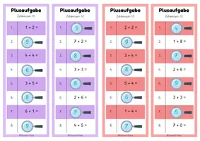 Vorschau - Spiele - Partnerarbeit: Plusaufgaben ZR 10 (Klasse 1) - Seite 3
