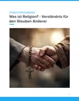 Vorschau - Unterrichtsreihen - Was ist Religion? – Verständnis für den Glauben Anderer Sek I - Deckblatt