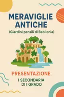 anteprima - Presentazioni / Lavagne - Meraviglie antiche (giardini pensili di Babilonia) - Pagina di copertina