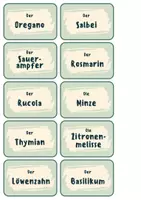 Vorschau - Spiele - Das Kräuterquiz - Zuordnungaufgabe - Seite 2