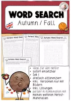 Vorschau - Arbeitsblätter - Materialpaket Growing Bundle Autumn Fall Englisch Sek I - Seite 1