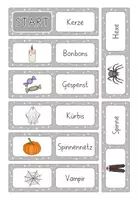 Vorschau - Spiele - Lesespiel Domino Halloween - Wörter lesen - Sätze lesen - Seite 2