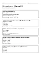 anteprima - Quiz - Quiz: Riconoscimento dei geroglifici - Pagina 1