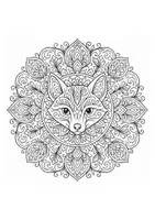 Vorschau - Mal- und Bastelvorlagen - Mandalas Tiere Zentangle - Seite 2