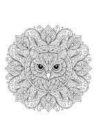 Vorschau - Mal- und Bastelvorlagen - Mandalas Tiere Zentangle - Seite 3