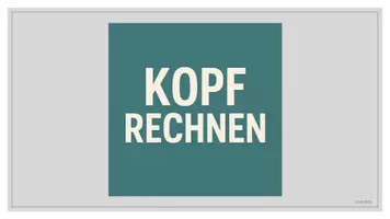 Vorschau - Fördermaterial/Inklusion - Kopfrechnen 9. Klasse für 117 Tage - Seite 1