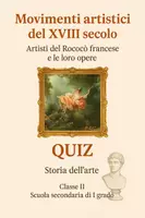 anteprima - Quiz - Artisti del Rococò francese e le loro opere - Pagina di copertina