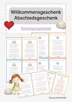 Vorschau - Anderer Materialtyp - Schmunzelstein Willkommensgeschenk Abschiedsgeschenk - Deckblatt