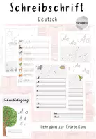 Vorschau - Arbeitsblätter - Schreibschrift Lehrgang/Erarbeitung - Deckblatt