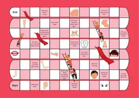 Vorschau - Spiele - Leiterspiel Englisch - "My Body" Young World 1 Unit 2 - Seite 2