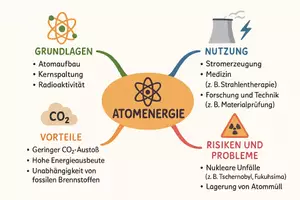 Vorschau - Arbeitsblätter - Arbeitsblatt zum Thema "Atomenergie" + Onlineübung & MP3 + Mindmap + Infografik - Seite 3