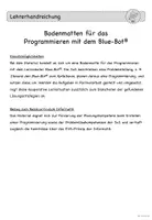 Vorschau - Aufgabenkarten - Blue-Bot® - Bodenmatte Weltall - Seite 1