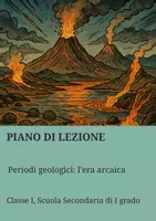 anteprima - Piani di lezione - Periodi geologici: l’era arcaica - Pagina di copertina