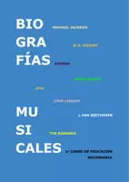Vista previa - Hojas de trabajo - MÚSICA PARA SECUNDARIA / CUADERNO DE BIOGRAFÍAS 1º ESO - Portada