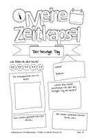 Vorschau - Arbeitsblätter - Zeitkapsel für das neue Schuljahr: Selbstreflexion, Lernziele und Zukunftsbrief - Seite 1