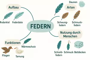 Vorschau - Arbeitsblätter - Lernposter + Arbeitsblätter zum Thema "Feder" + Lösung & MP3 + Mindmap + Infografik - Seite 3