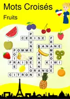 Vorschau - Spiele - Mots Croisés Fruits - Obst / Früchte auf Französisch - Deckblatt