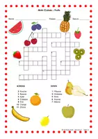 Vorschau - Spiele - Mots Croisés Fruits - Obst / Früchte auf Französisch - Seite 2