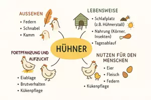 Vorschau - Arbeitsblätter - Lernposter + Arbeitsblatt "Hühner" + Onlineübung & MP3 + Mindmap + Infografik - Seite 3