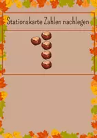 Vorschau - Stationenlernen - Mathematik Zahlen nachlegen - Seite 1