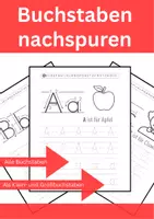 Vorschau - Arbeitsblätter - Buchstabeneinführung - Deckblatt