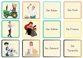 Vorschau - Stationenlernen - Berufe Paare finden Spiel - Seite 2
