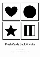 anteprima - Flashcard - Flash cards black & white - Pagina di copertina