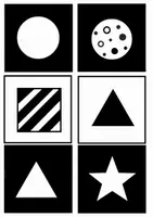 anteprima - Flashcard - Flash cards black & white - Pagina 1