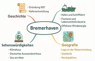 Vorschau - Arbeitsblätter - Lernposter + Arbeitsblätter zum Thema "Bremerhaven" + Lösung & MP3 + Mindmap + Infografik - Seite 3