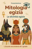 anteprima - Presentazioni / Lavagne - La mitologia egizia: divinità dell'antico Egitto - Pagina di copertina
