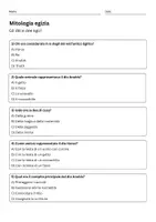 anteprima - Quiz - Quiz: Mitologia egizia, dèi e dee egizi - Pagina 1