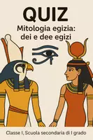 anteprima - Quiz - Quiz: Mitologia egizia, dèi e dee egizi - Pagina di copertina