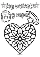 Vista previa - Manualidades / Dibujos para colorear - 12 Mandalas para colorear con afirmaciones positivas - página 2