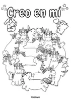 Vista previa - Manualidades / Dibujos para colorear - 12 Mandalas para colorear con afirmaciones positivas - página 3