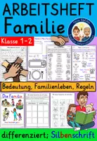 Vorschau - Stundenentwürfe - Meine Familie Klasse 1 und 2 Grundschule MATERIALPAKET - Seite 1