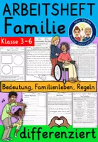 Vorschau - Stundenentwürfe - FAMILIE Klasse 3-6 Grundschule & Sekundarstufe MATERIALPAKET - Seite 1