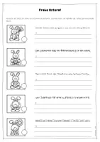 Vorschau - Spiele - Lese-Schreib-Übung Ostern (Leseforderung) - Seite 1