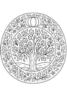 Vorschau - Arbeitsblätter - Mandala Herbst - Seite 3