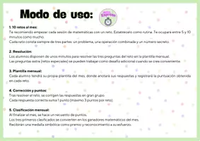 Vista previa - Hojas de trabajo - Rutina de cálculo mental y problemas (para TODO el curso) - página 2
