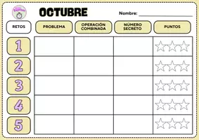 Vista previa - Hojas de trabajo - Rutina de cálculo mental y problemas (para TODO el curso) - página 3