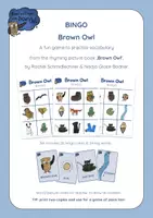 Vorschau - Stationenlernen - Brown Owl - Bingo - Deckblatt