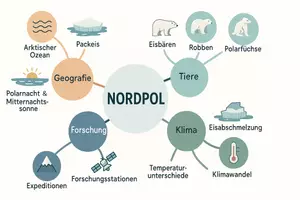 Vorschau - Arbeitsblätter - Arbeitsblätter zum Thema "Nordpol" + Lösung & MP3 + Mindmap + Infografik - Seite 2