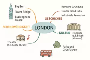 Vorschau - Arbeitsblätter - Arbeitsblatt "London" + Onlineübung & MP3 + Mindmap + Infografiken - Seite 3