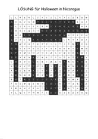 Vorschau - Arbeitsblätter - Word Search Halloween in Nicaragua - Seite 1