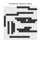 Vorschau - Arbeitsblätter - Word Search Halloween in Belize - Seite 1