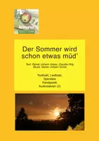 Vorschau - Arbeitsblätter - Der Sommer wird schon etwas müd - RJ Gross (Lied) - Deckblatt