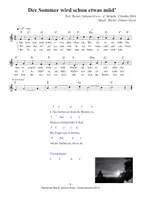 Vorschau - Arbeitsblätter - Der Sommer wird schon etwas müd - RJ Gross (Lied) - Seite 3