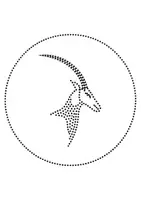 Vorschau - Mal- und Bastelvorlagen - runde Prickelbilder / Fensterbilder Thema Gazellen - Grundschule - Bastelvorlagen - Seite 3