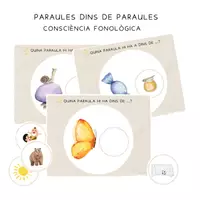 Vista previa - Juegos / Gamificación - CONSCIÈNCIA FONOLÒGICA: Paraules dins de paraules - Portada